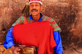 Straßenmusiker Marrakesch