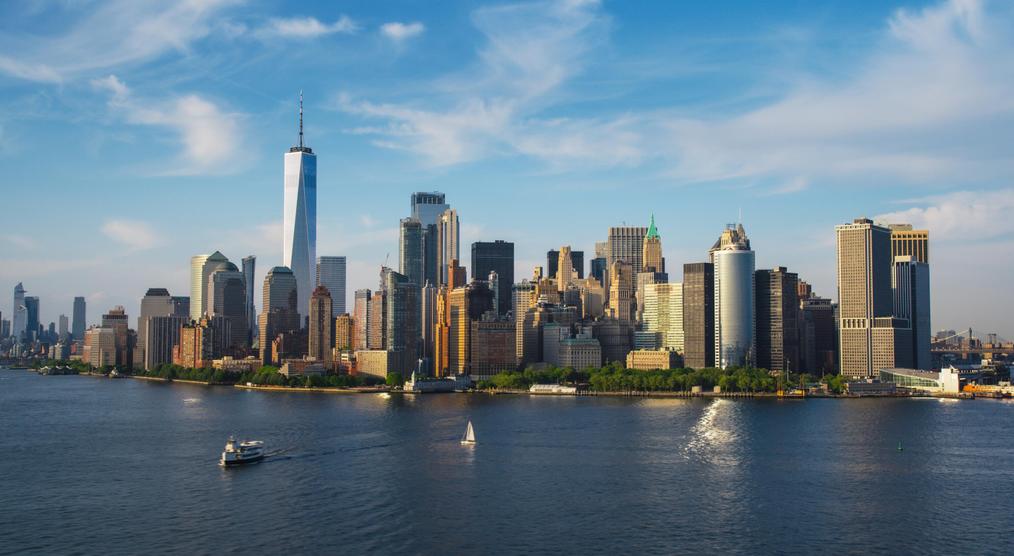 Die Skyline von NYC während einer USA Gruppenreise