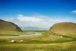 Blick über das Orkhon Valley