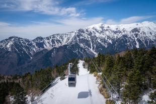 Japanische Alpen in der Region Shinhotaka