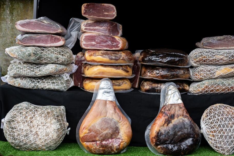 verschiedene Sorten Prosciutto di Parma