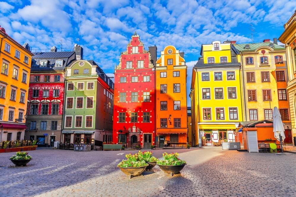 Stortorget Platz in der Altstadt von Stockholm