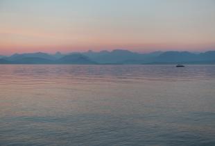 Fischerboot vor Quadra Island