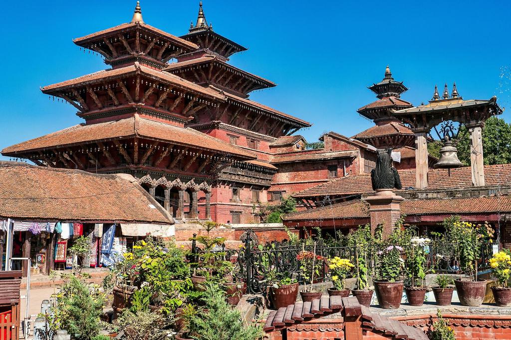 Tempel auf dem Patan Durbar Square