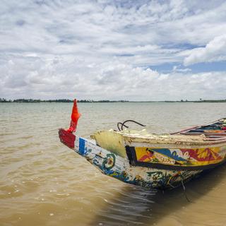 Traditionelles senegalisches Boot