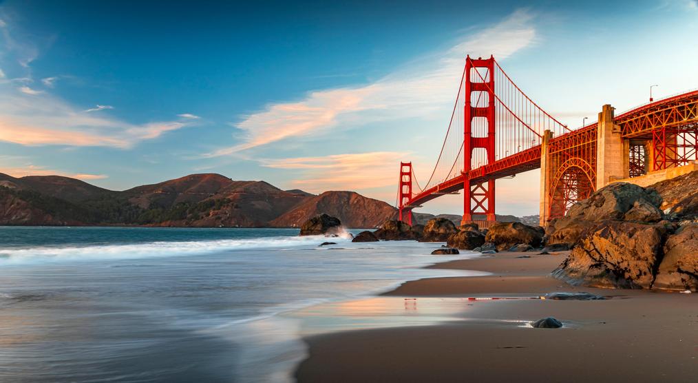 Blick auf Golden Gate Bridge