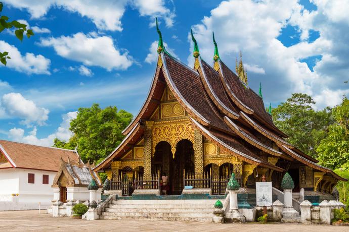 Wat Xieng Thong Tempel in Laos