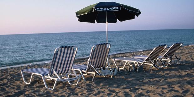 Strandabschnitt des Hotels