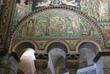 Zeichnungen in der San Vitale Basilique