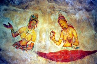 Wolkenmaedchen in Sigiriya