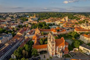 Panorama von Vilnius