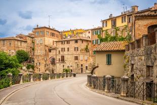 Straßen in Castiglione del Lago