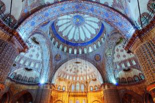 Deckenverzierungen Blaue Moschee 