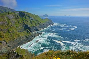 Blick auf die Kerry Klippen