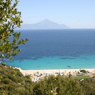 Blick nach Athos
