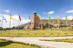 Mitad del Mundo in der Nähe von Quito