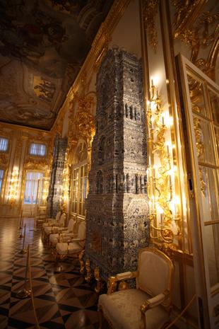 Goldene Verzierungen im Bernsteinzimmer