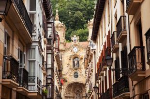 Kirche in der Altstadt San Sebástians