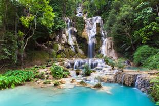 Kuang Si Wasserfall in der Nähe von Luang Prabang