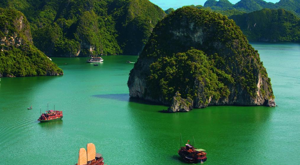 Halong-Bucht bei einer Vietnam Reise