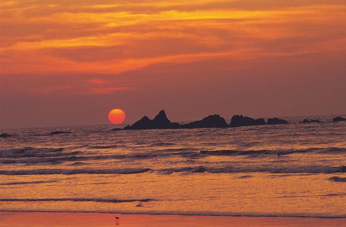 Sonnenuntergang in Südindien