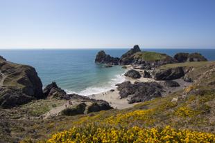Blick auf das Meer bei der Kynance Cove
