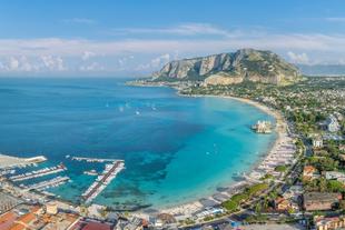 Panoramablick auf Mondello