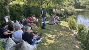 Picknick in den Weinbergen