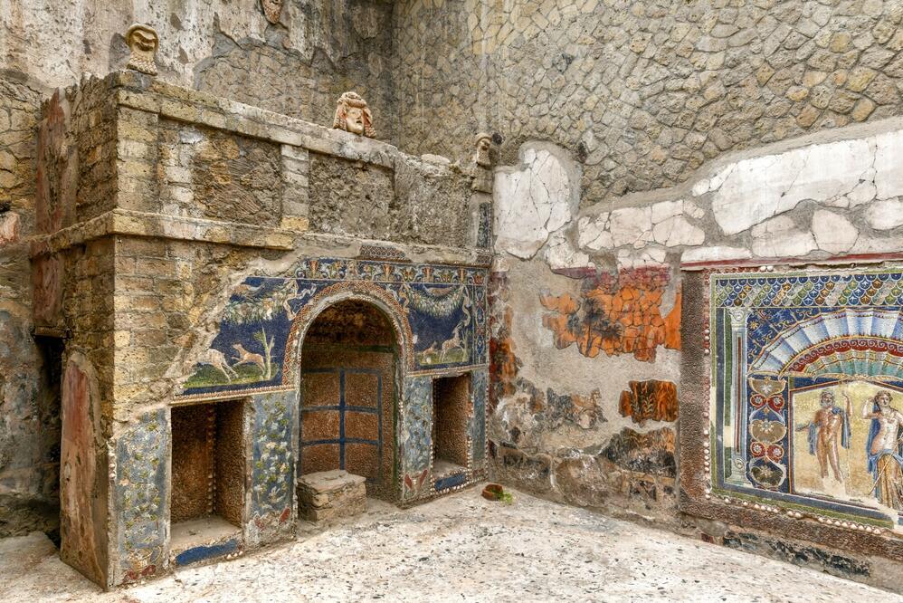 Ruinen in Herculaneum 