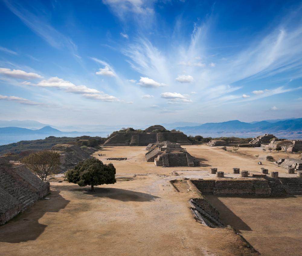 Blick auf Monte Alban