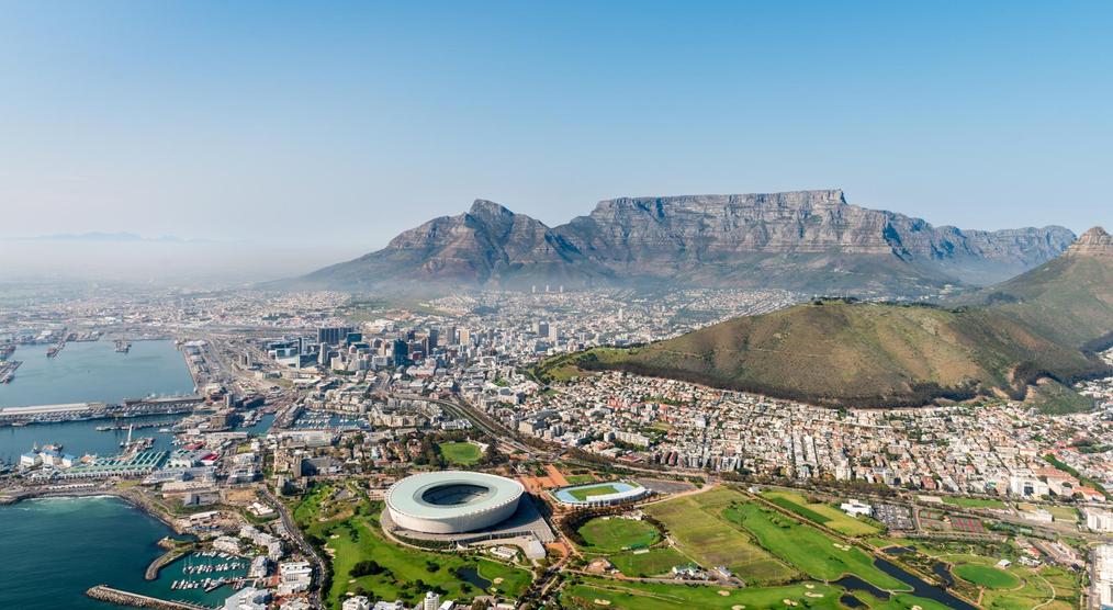 Kapstadt Luftaufnahme, Südafrika