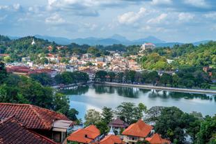 Aussicht auf Kandy