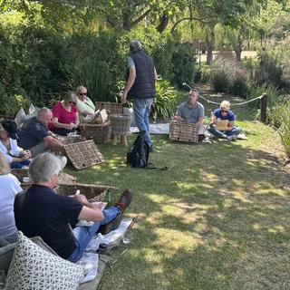 Picknick in den Weinbergen