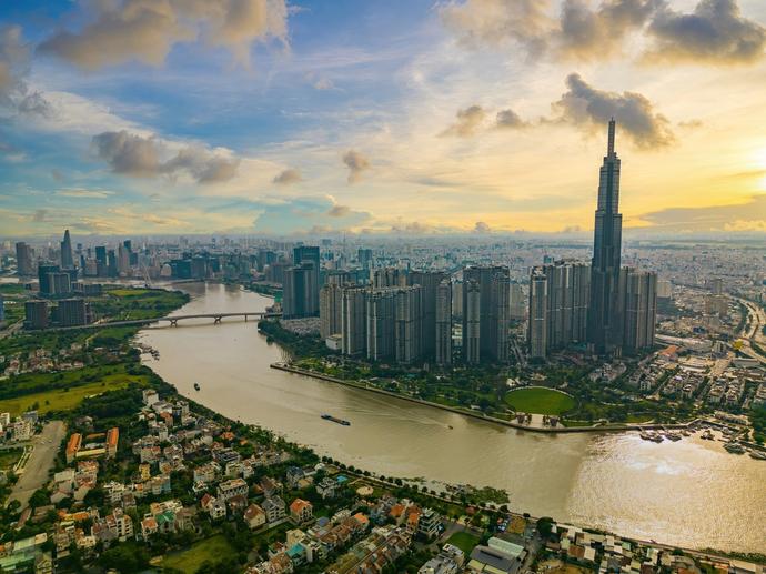 Saigon Vogelperspektive 