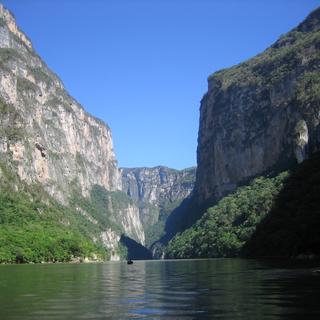 Sumidero Canyon, Einfahrt in den Canyon