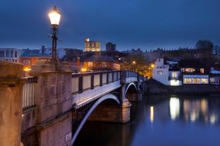 Brücke wischen Eton und Windsor