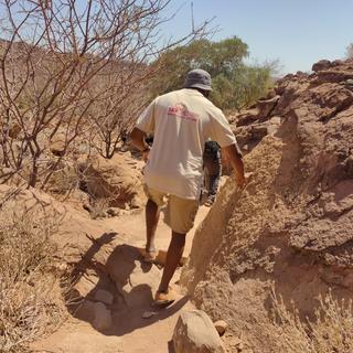 SKR-Reiseleiter in Twyfelfontein