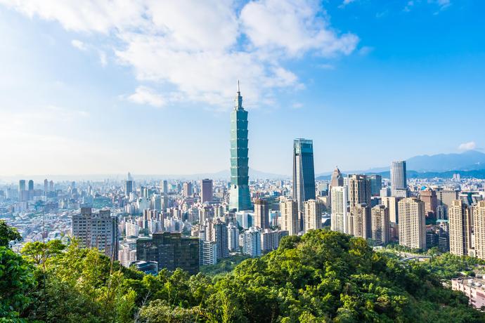 Skyline von Taipei