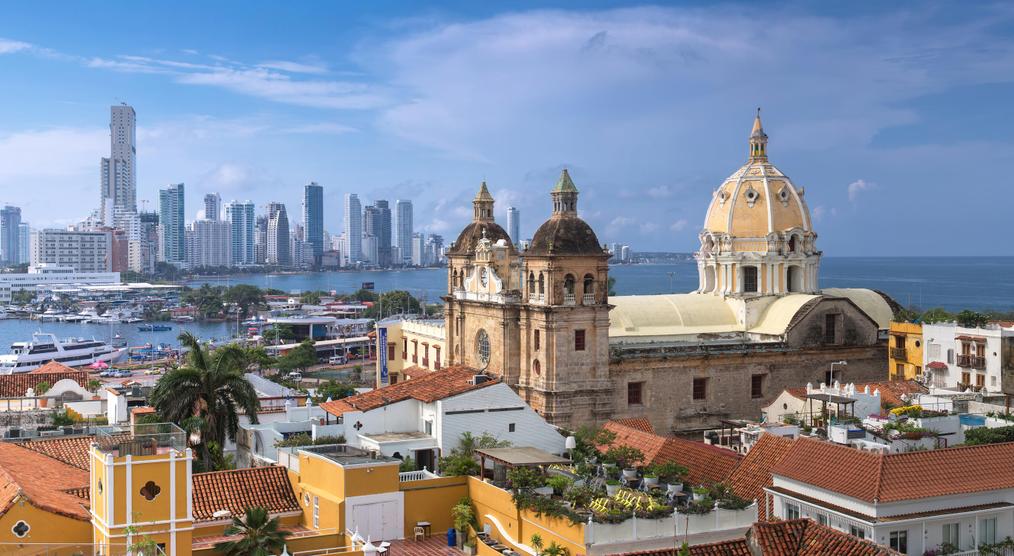 Blick auf Catagena de Indias 