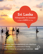 Sri Lanka: Höhepunkte im Sommer