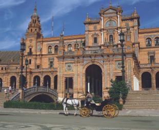Plaza de Espana in Sevilla