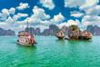 Boot in der Halong Bucht