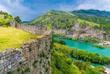 Blick von der Burg von Rozafa in Shkodra 