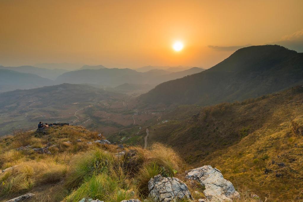 Ausblick auf die umliegenden Berge von Bandipur