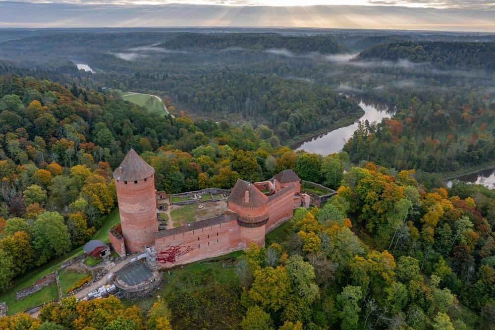 Turaida-Burg im Gauja Nationalpark