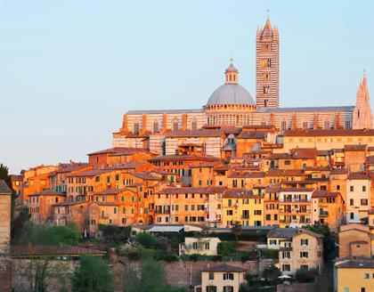 Blick auf Siena