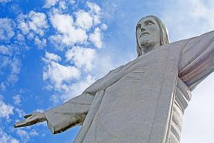 Nahaufnahme von Cristo Redentor