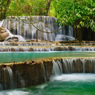Kuang Si Wasserfall
