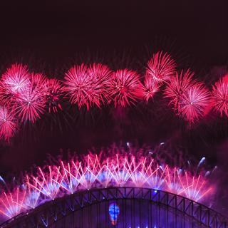 Feuerwerk an Silvester 