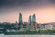 Sonnenuntergang über Baku